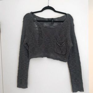 Urban outfitters distressed sweater